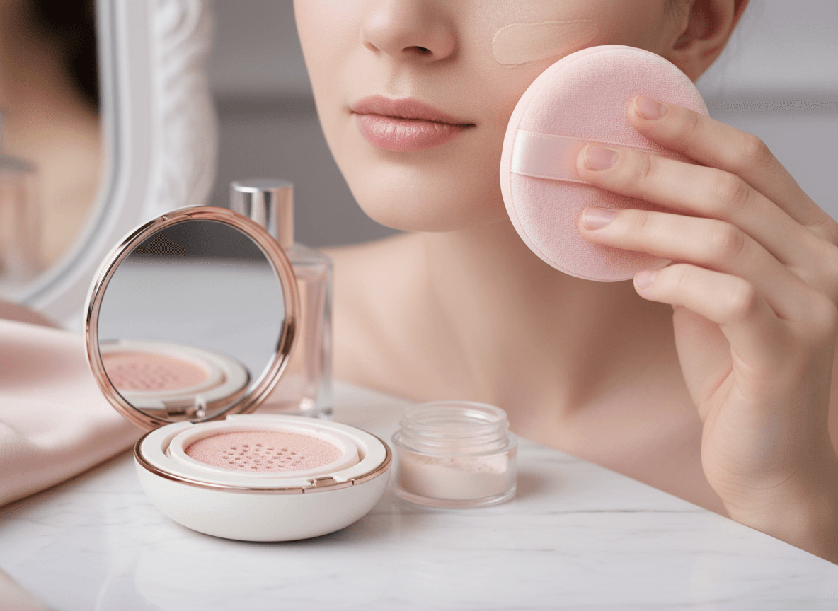 Fantaisea air cushion puff for smooth makeup application